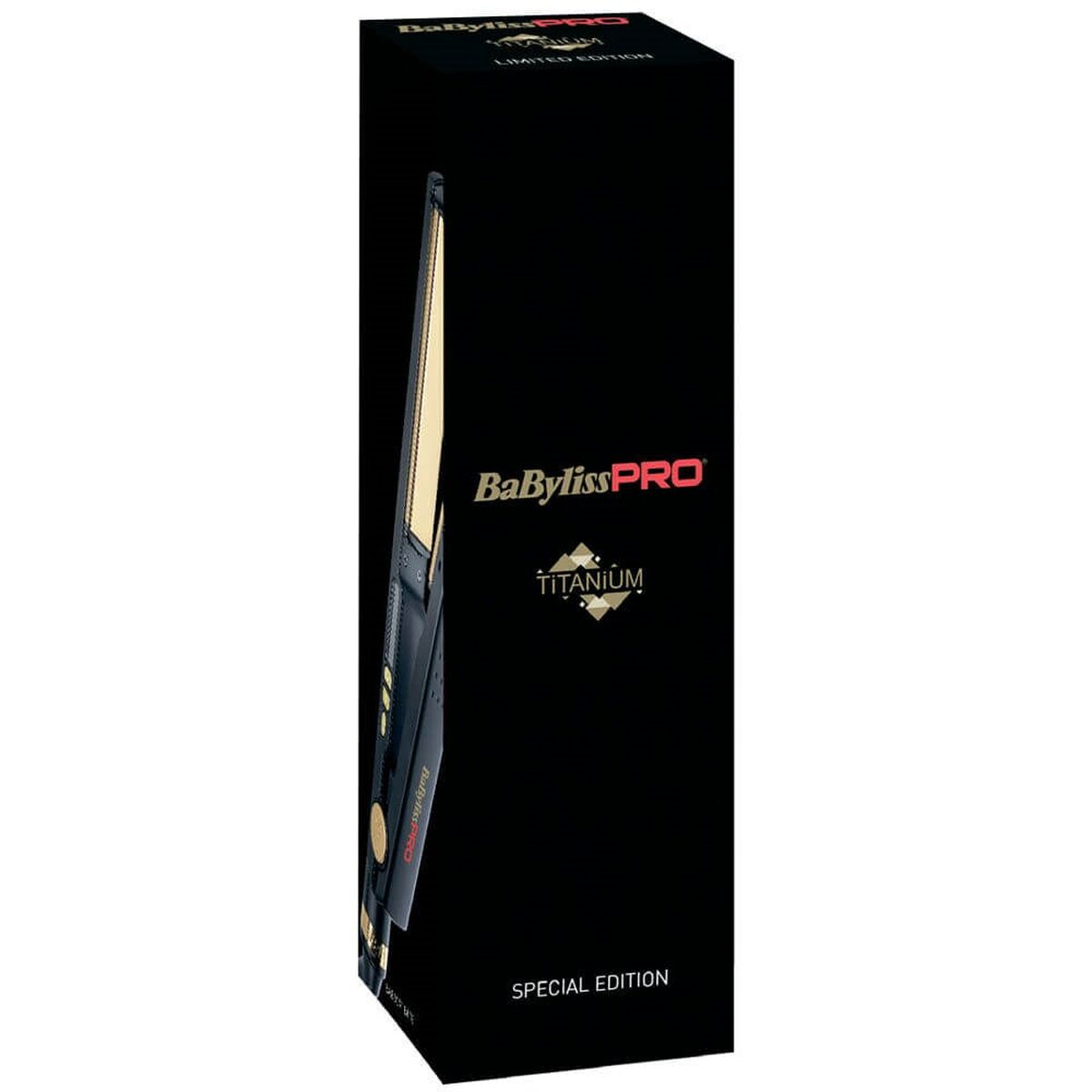 Plattång Babyliss BAB3091BKTE Svart Guld 45 W 1 Delar - 2