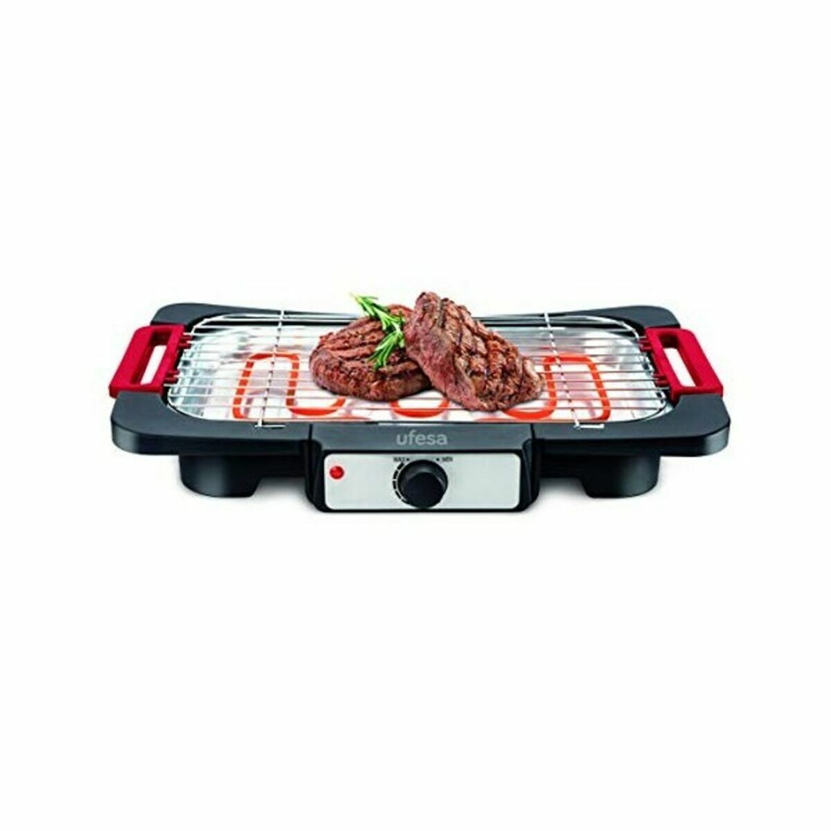 Grillplatta UFESA 2000W Svart