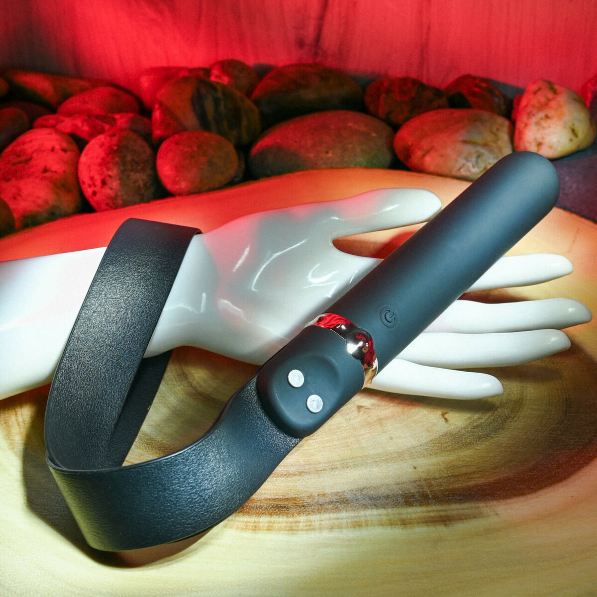 Patronvibrator Adam & Eve Svart - 5