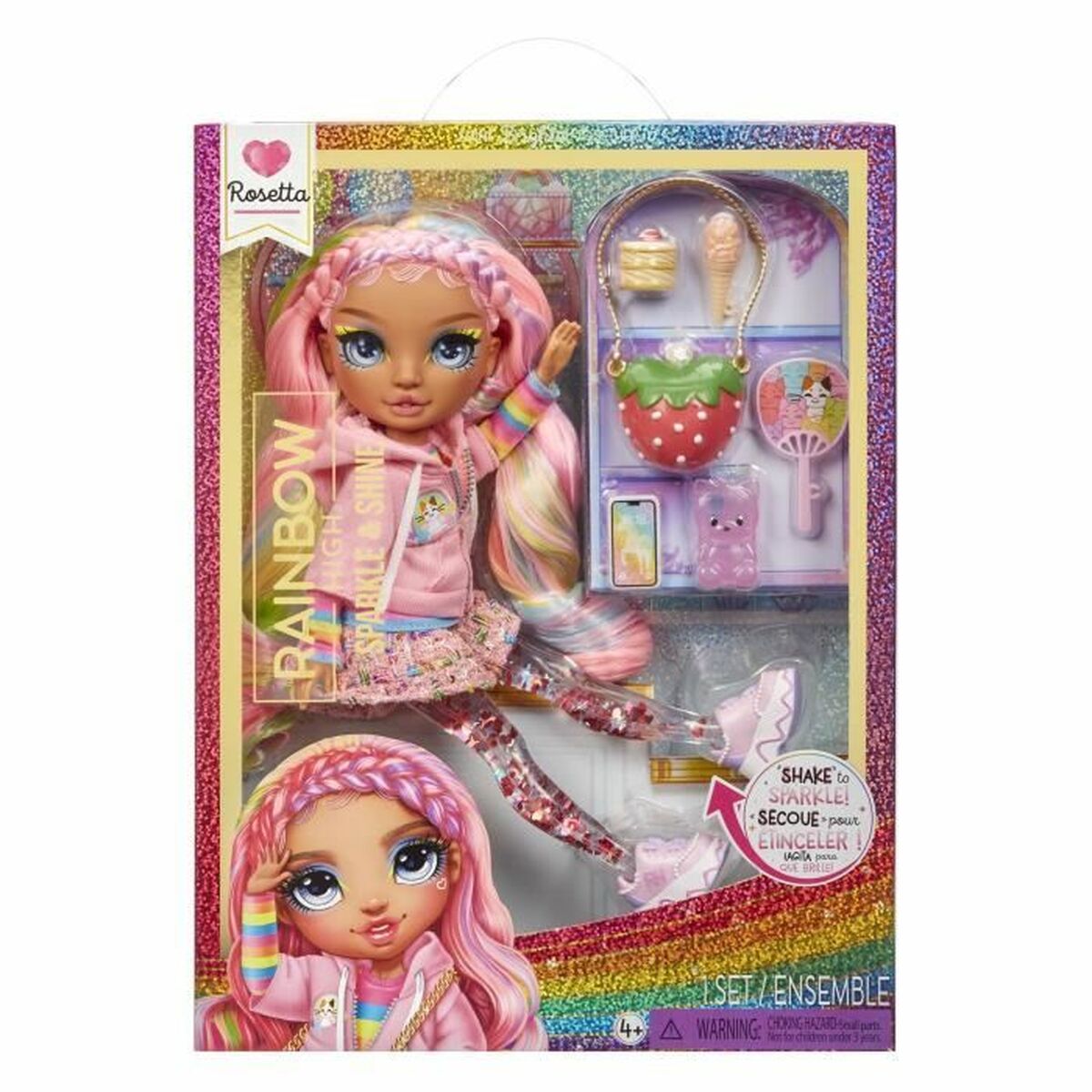 Babydocka med tillbehör Rainbow High Sparkle & Shine - 6