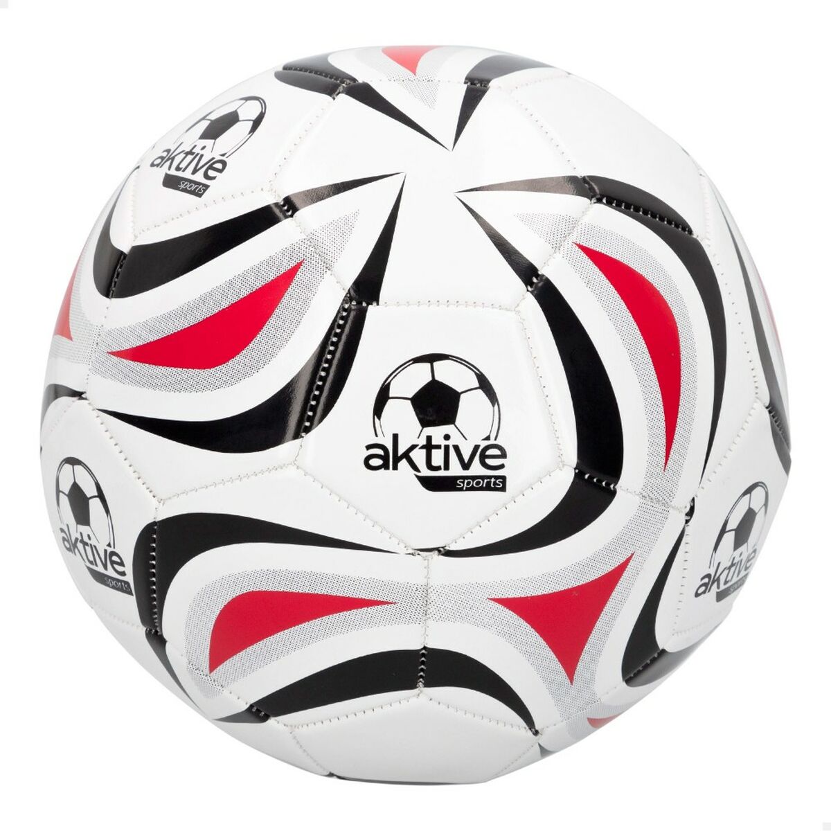 Fotboll Aktive 5 Ø 22 cm Vit PVC (12 antal) - 2