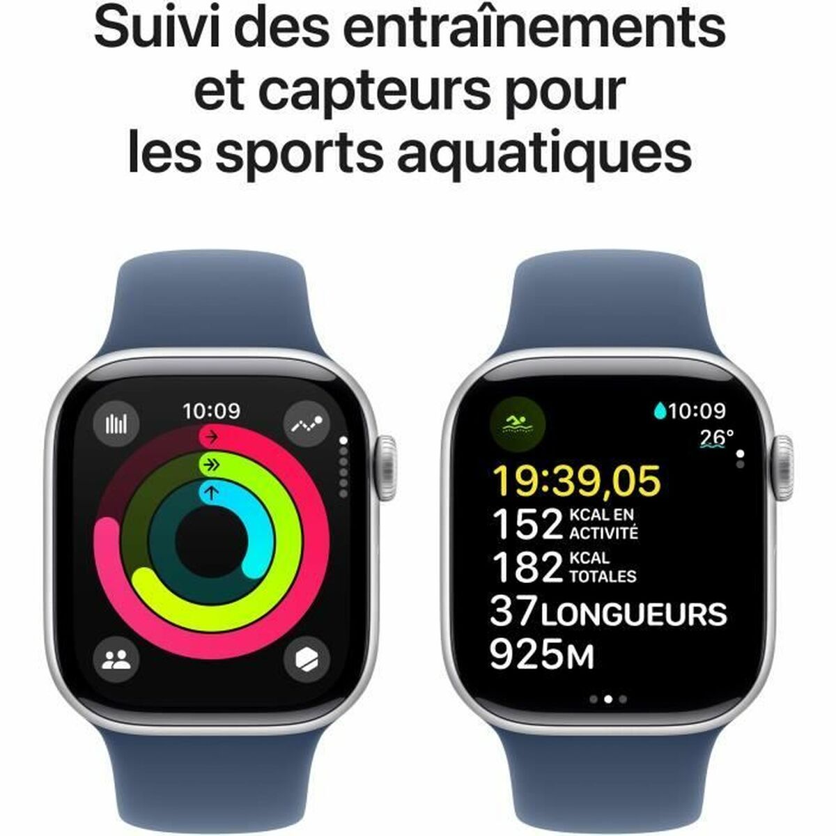 Smartklocka Apple Watch Series 10 Blå Silvrig - 4