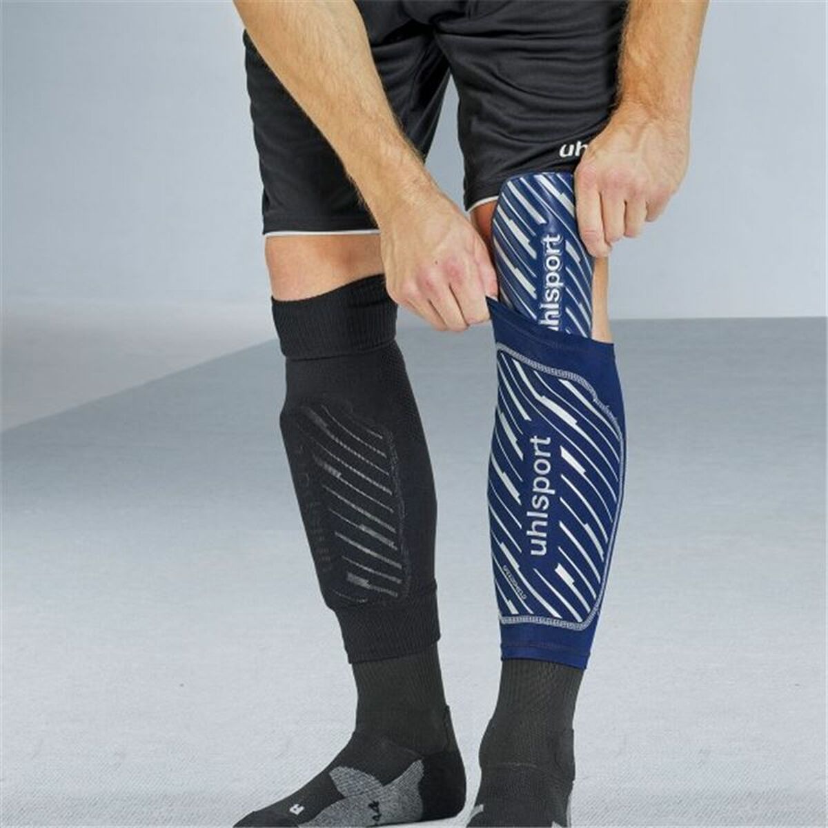 Fotboll smalbensskydd Uhlsport Speedshield Blå - 2