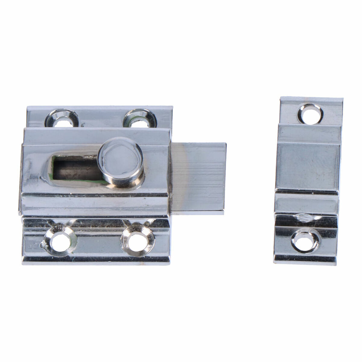 Dörrbult EDM 85084 ickel Stål 25 mm 25mm Fästanordning - 5