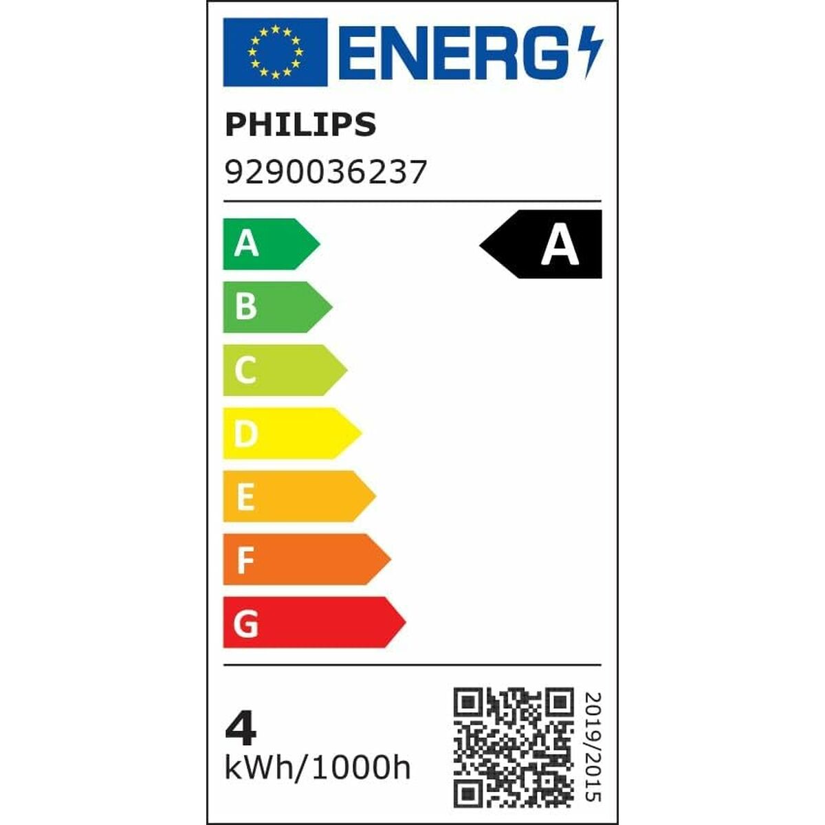 LED-lampa Philips Classic A 4 W 60 W E27 840 lm (2700 K) - 6