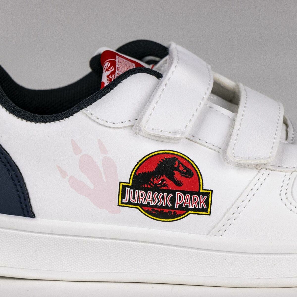 Sportskor för barn Jurassic Park Velcro Vit - 10