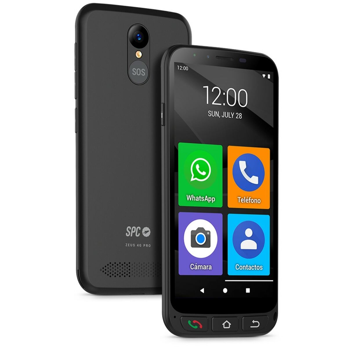 Mobiltelefon SPC ZEUS 4G PRO 5,5" 4 GB RAM 4 GB 64 GB Svart