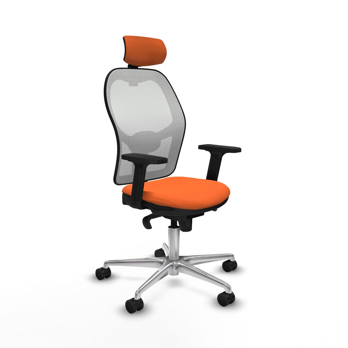 Kontorsstol med nackstöd Piqueras y Crespo 2D086N2 Orange
