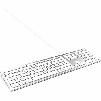 Tangentbord Mobility Lab Vit Silvrig Mac OS AZERTY