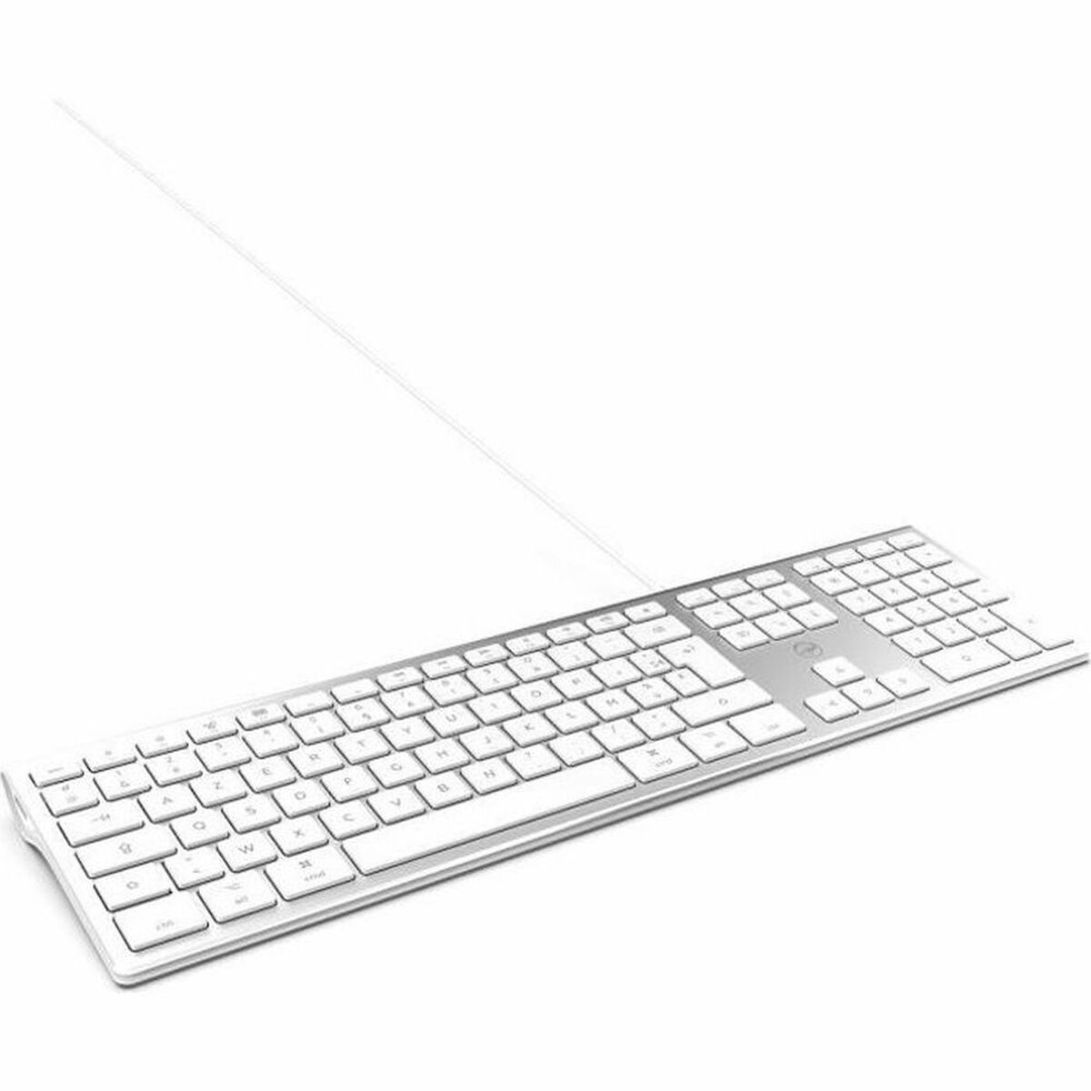 Tangentbord Mobility Lab Vit Silvrig Mac OS AZERTY - 4