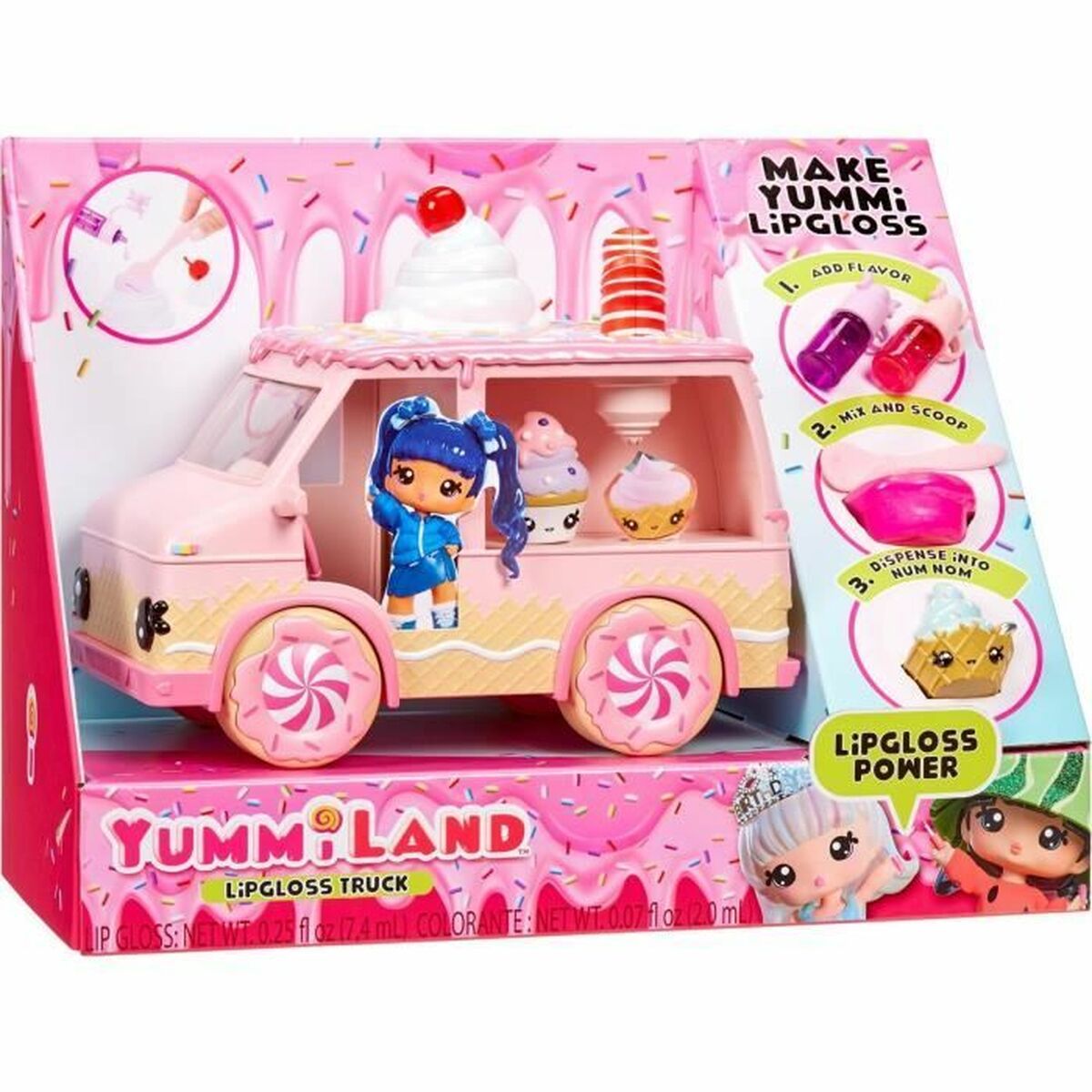 Babydocka med tillbehör LOL Surprise! Yummiland Gloss Truck - 5