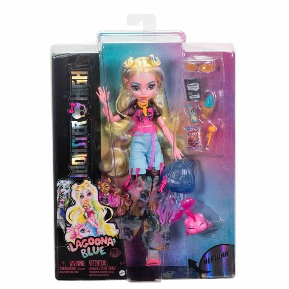 Babydocka med tillbehör Monster High Lagoona Blue - 5