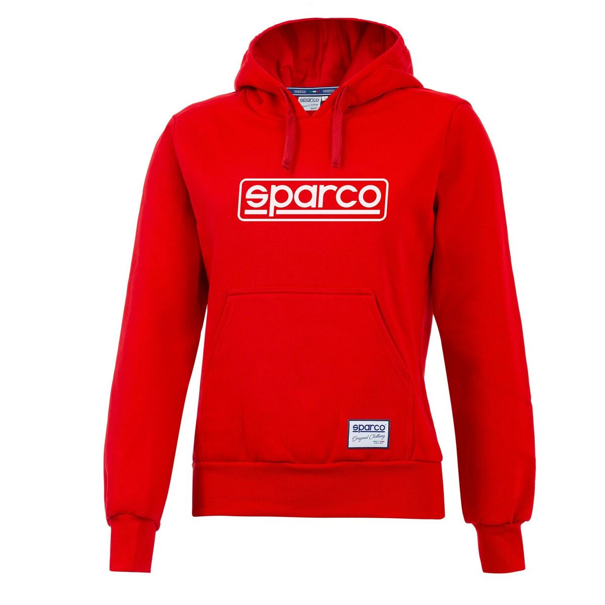 Tröja med huva Dam Sparco LADY FRAME Röd S