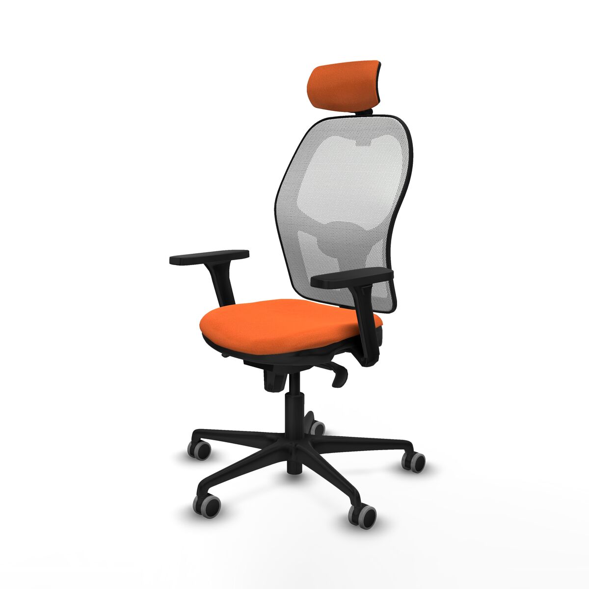 Kontorsstol med nackstöd Piqueras y Crespo 3D036G2 Orange - 2