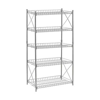 Bokhylla Confortime Metall 52 x 34 x 110 cm