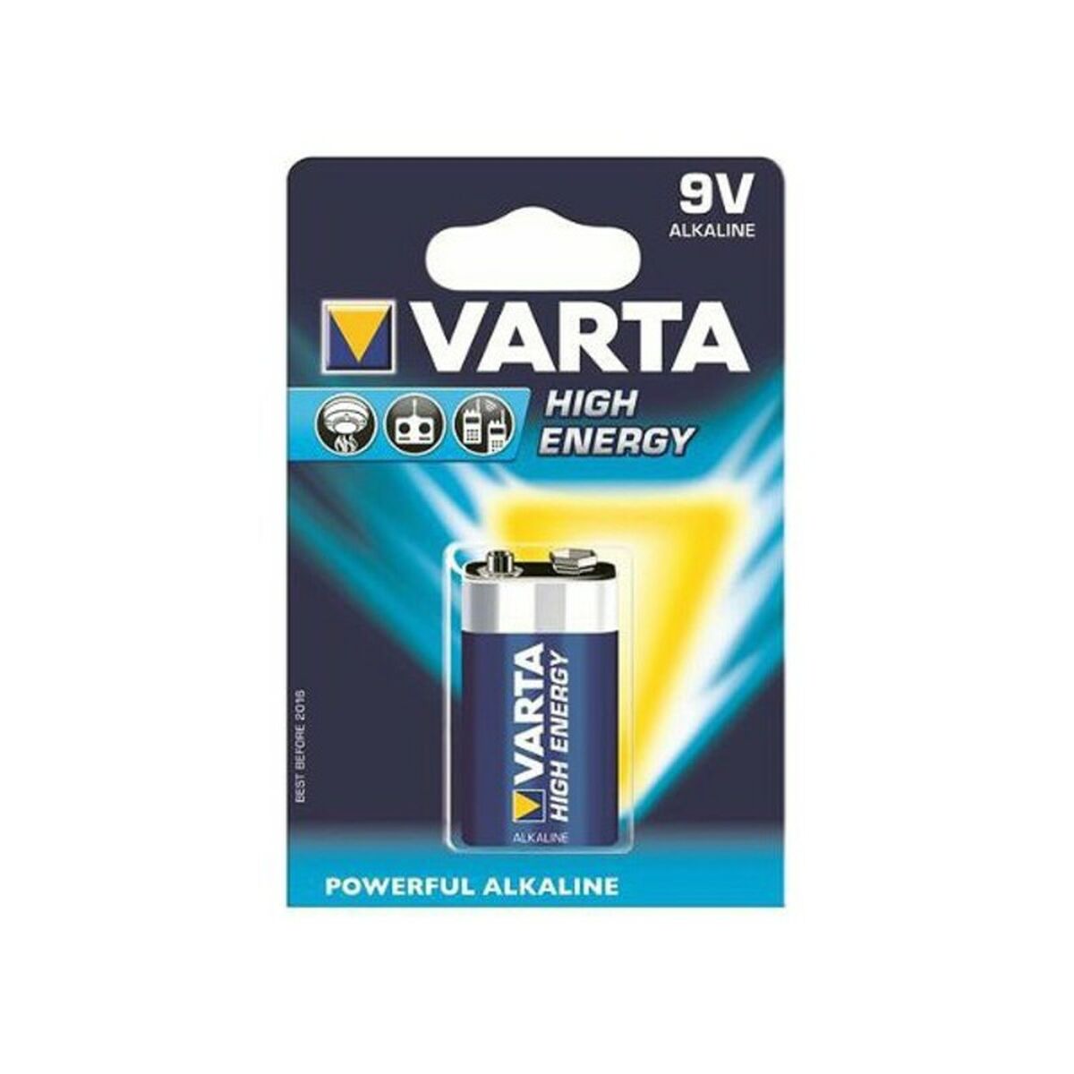 Batteri Varta ALKALINA HIGH ENERGY 9V - 2