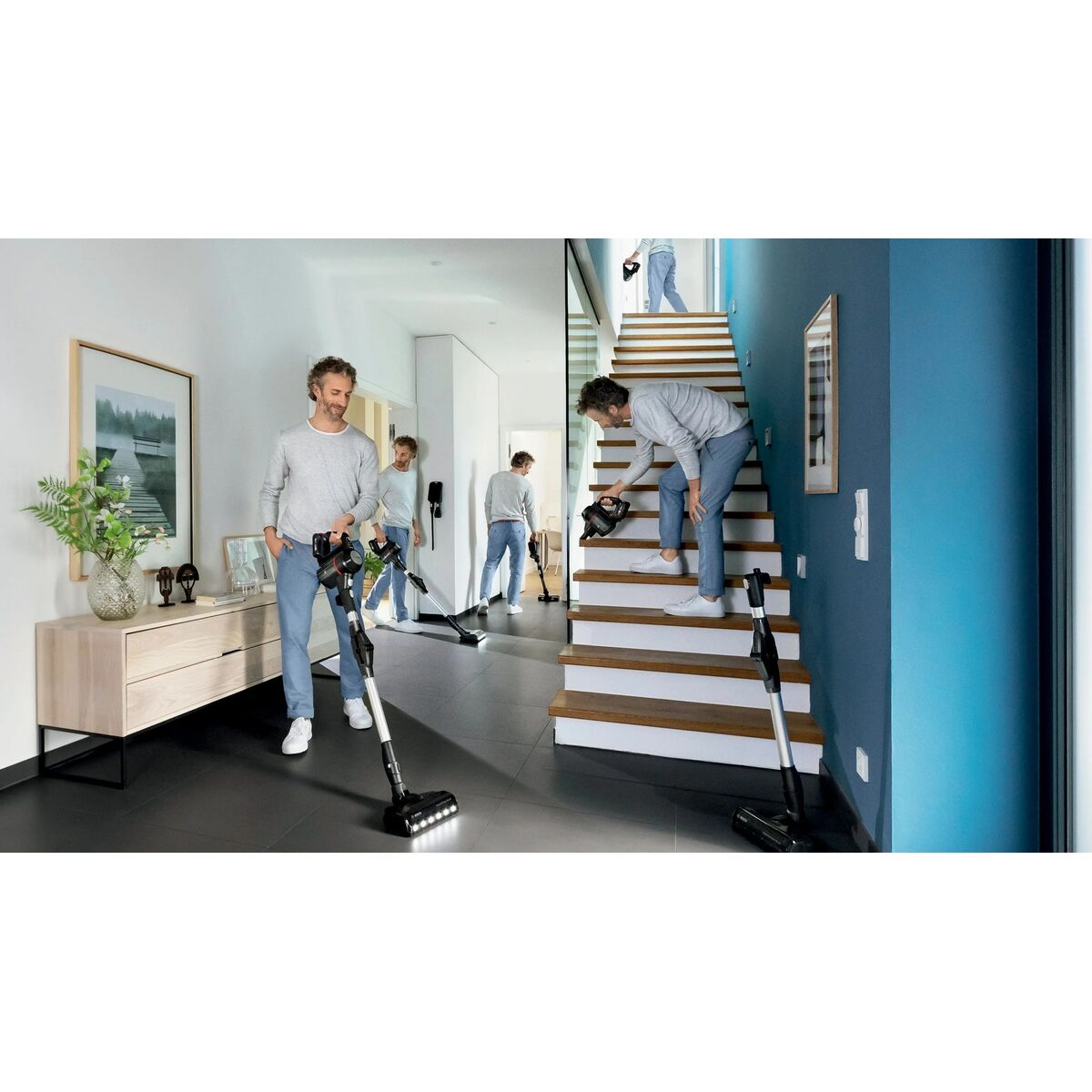 Sladdlös Dammsugare BOSCH BCS712XXL Svart - 6