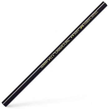 Penna Faber-Castell Pitt Charcoal Askgrå Blåsvart (6 antal)