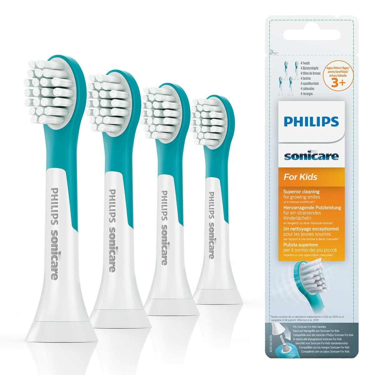 Tandborsthuvud Philips HX6034/33 Turkos 4 antal - 5