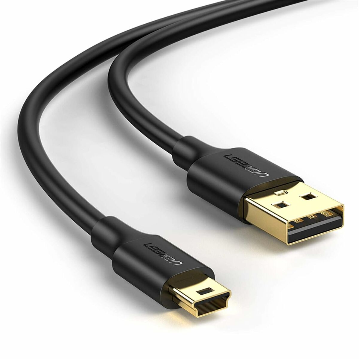 USB 2.0 A till Mini USB B Kabel Ugreen 10386 Svart 3 m