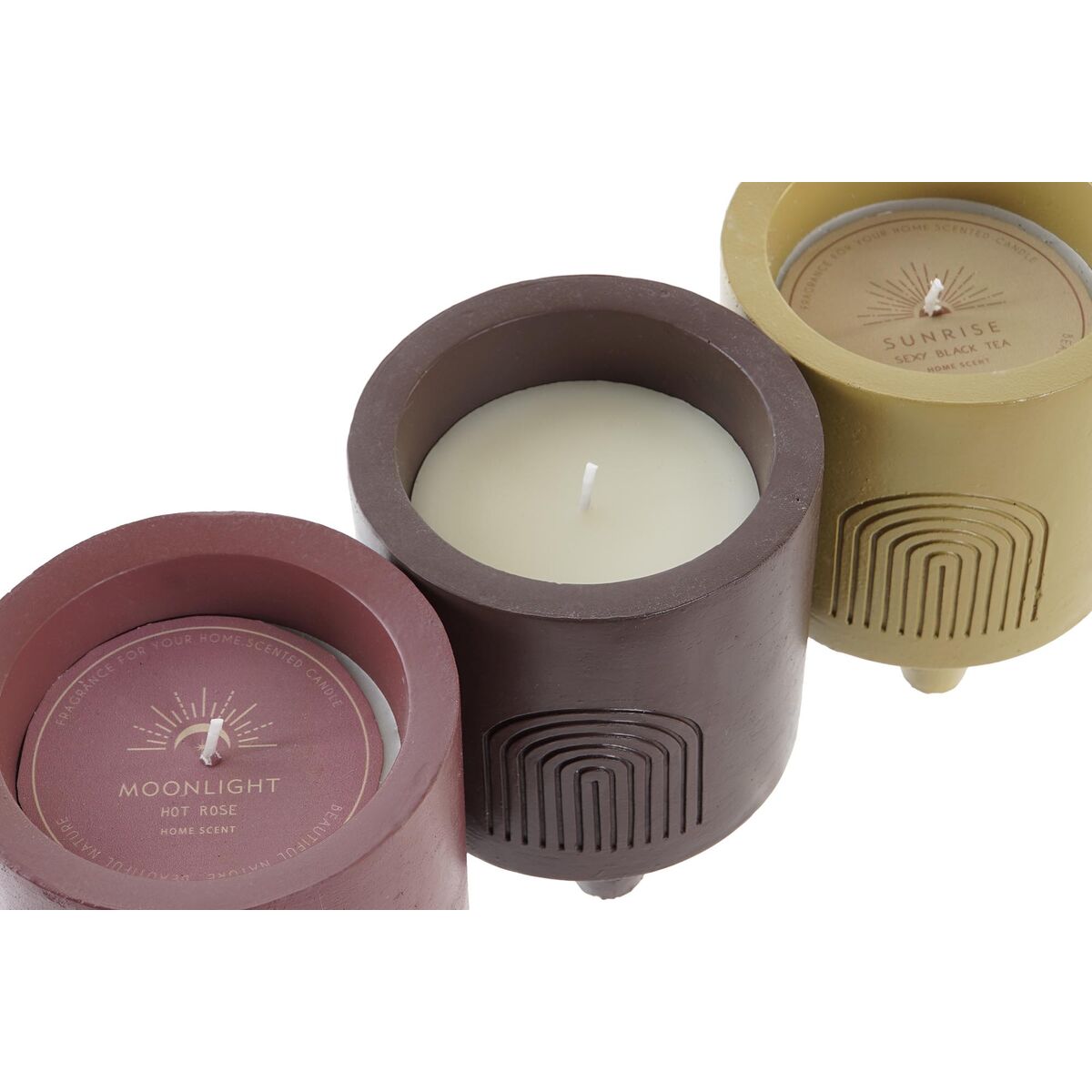 Doftljus DKD Home Decor (150 g) (3 antal) - 3