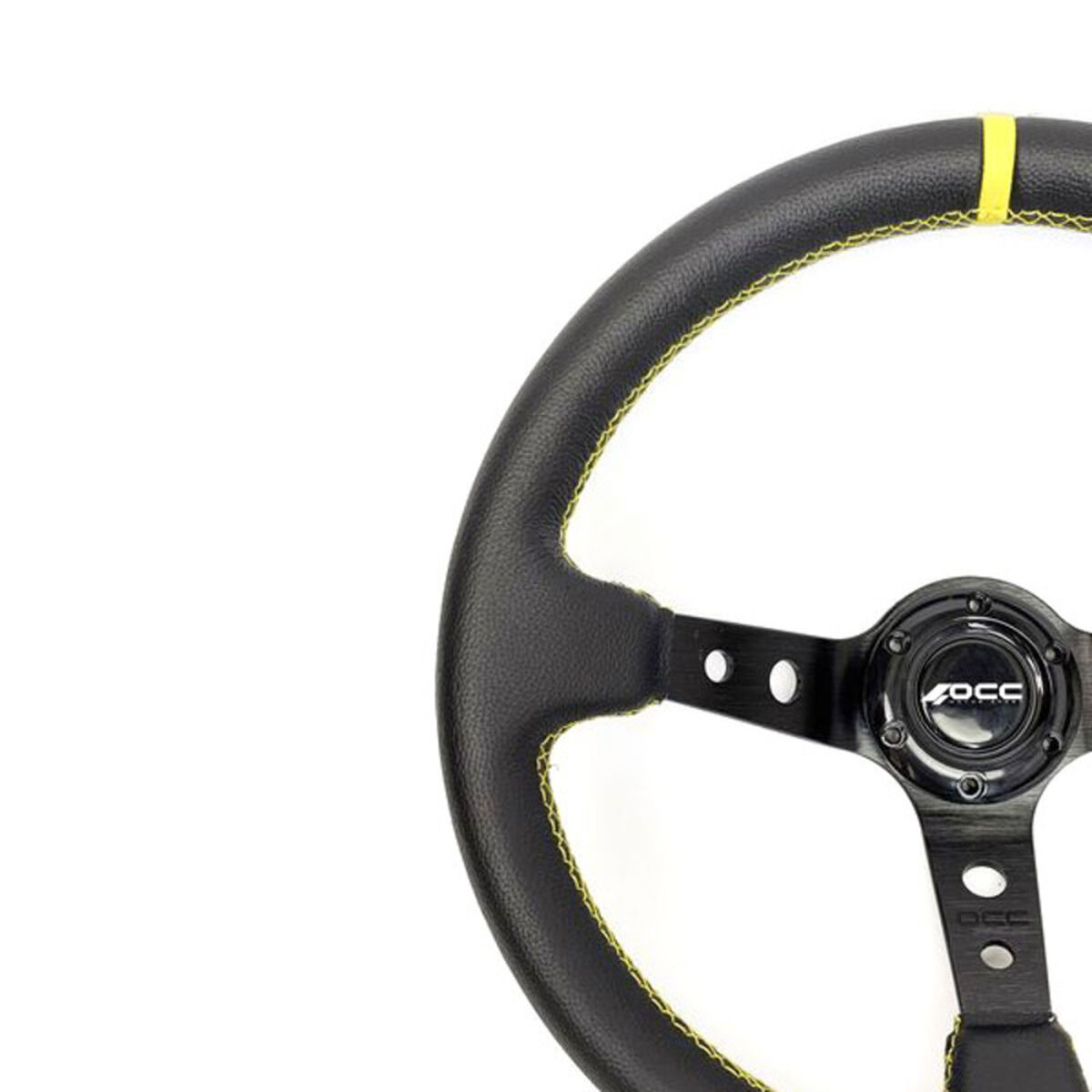 Racing-ratt OCC Motorsport Track Svart Läder - 15