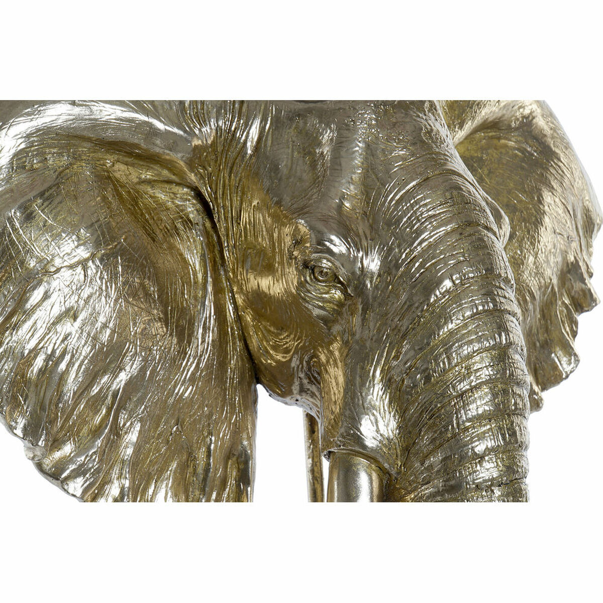 Prydnadsfigur DKD Home Decor Svart Gyllene Elefant Orientalisk 60 x 36 x 73 cm - 8