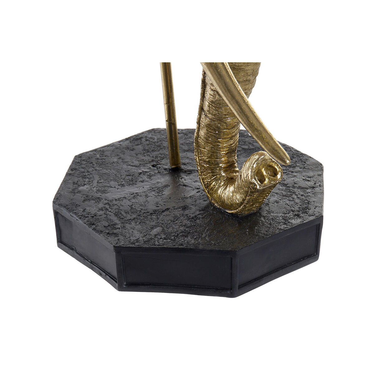 Prydnadsfigur DKD Home Decor Svart Gyllene Elefant Orientalisk 60 x 36 x 73 cm - 11