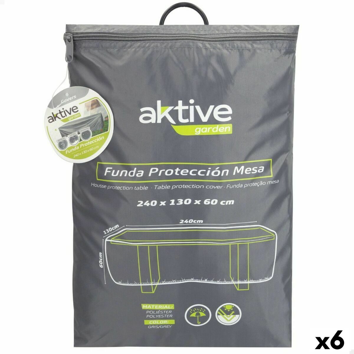 Skyddsväska Aktive Bord 240 x 60 x 130 cm (6 antal) - 12