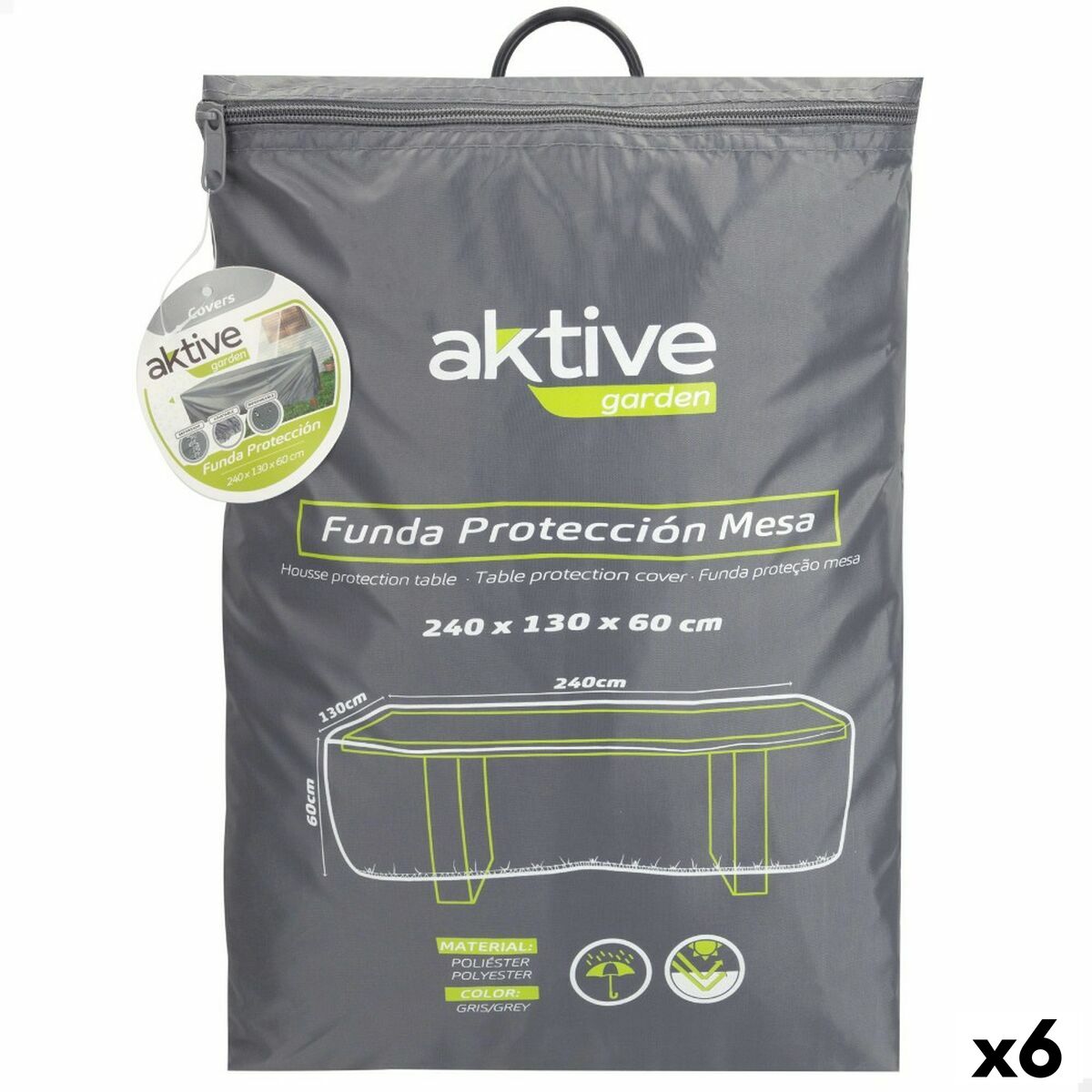 Skyddsväska Aktive Bord 240 x 60 x 130 cm (6 antal) - 6