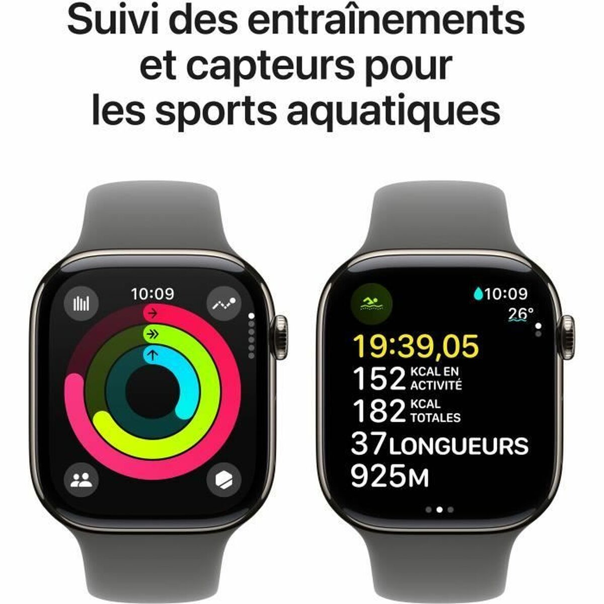Smartklocka Apple Series 10 GPS 46 mm Titan - 4