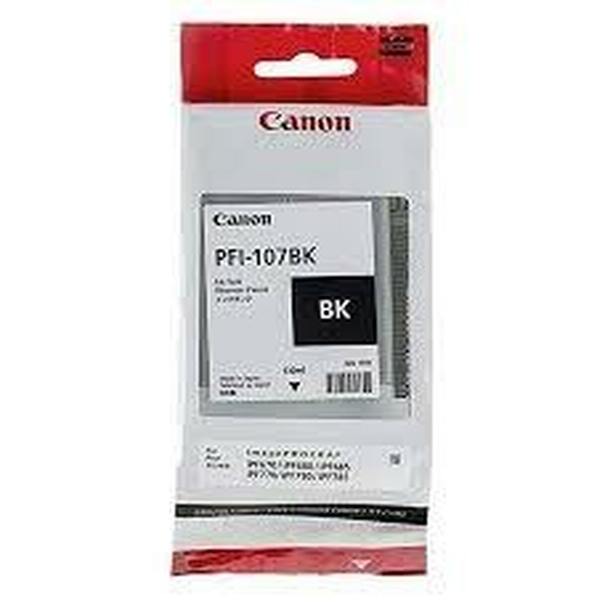 Original Bläckpatron Canon PFI-107BK Svart
