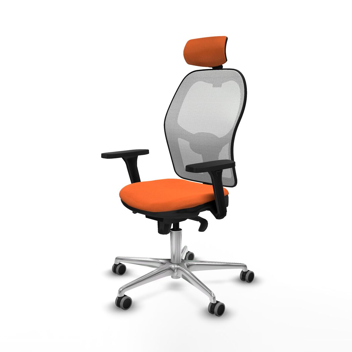 Kontorsstol med nackstöd Piqueras y Crespo 3D086G2 Orange - 2