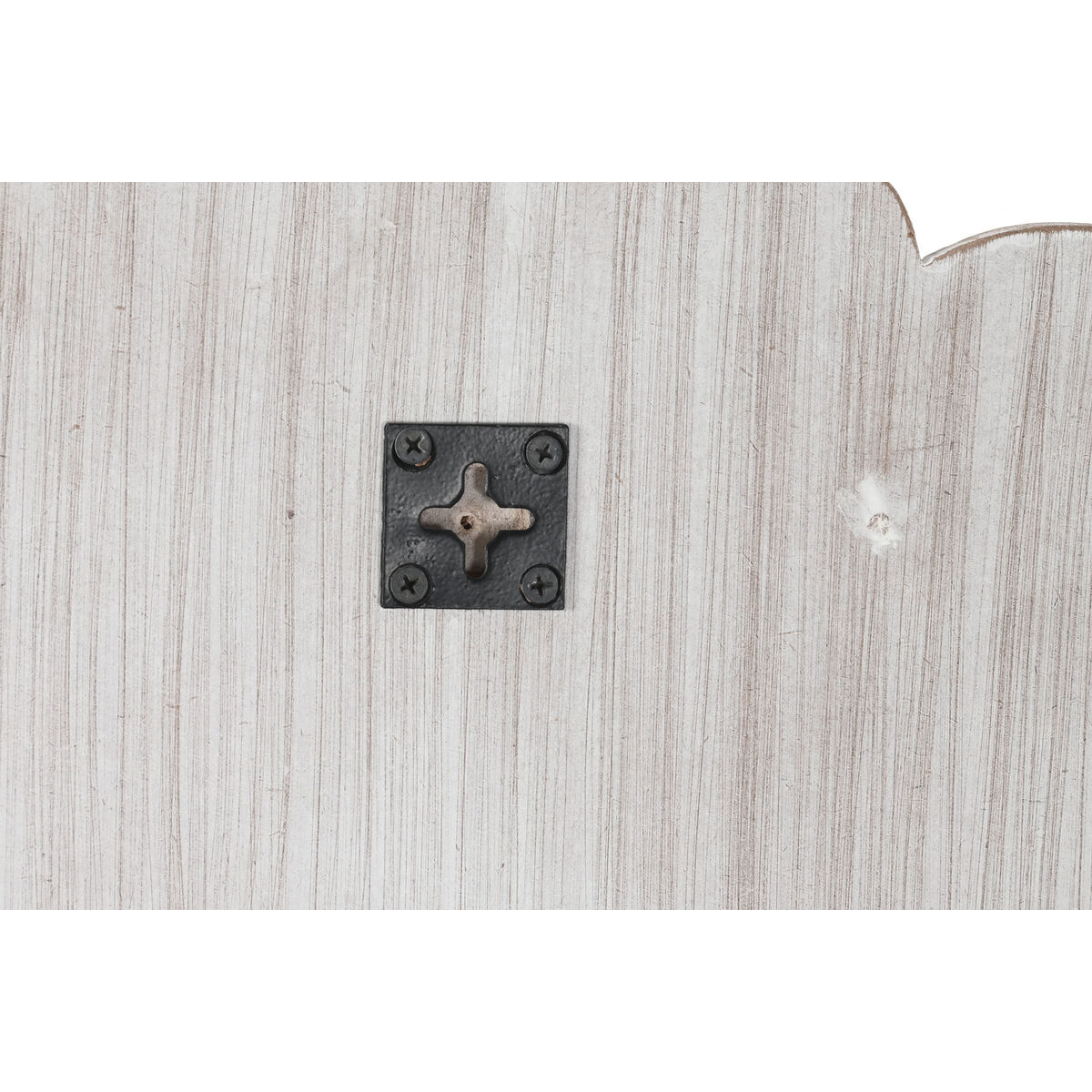 Väggspegel DKD Home Decor Vit Naturell Indier Avskalad 90 x 1,5 x 90 cm (90 Delar) - 4