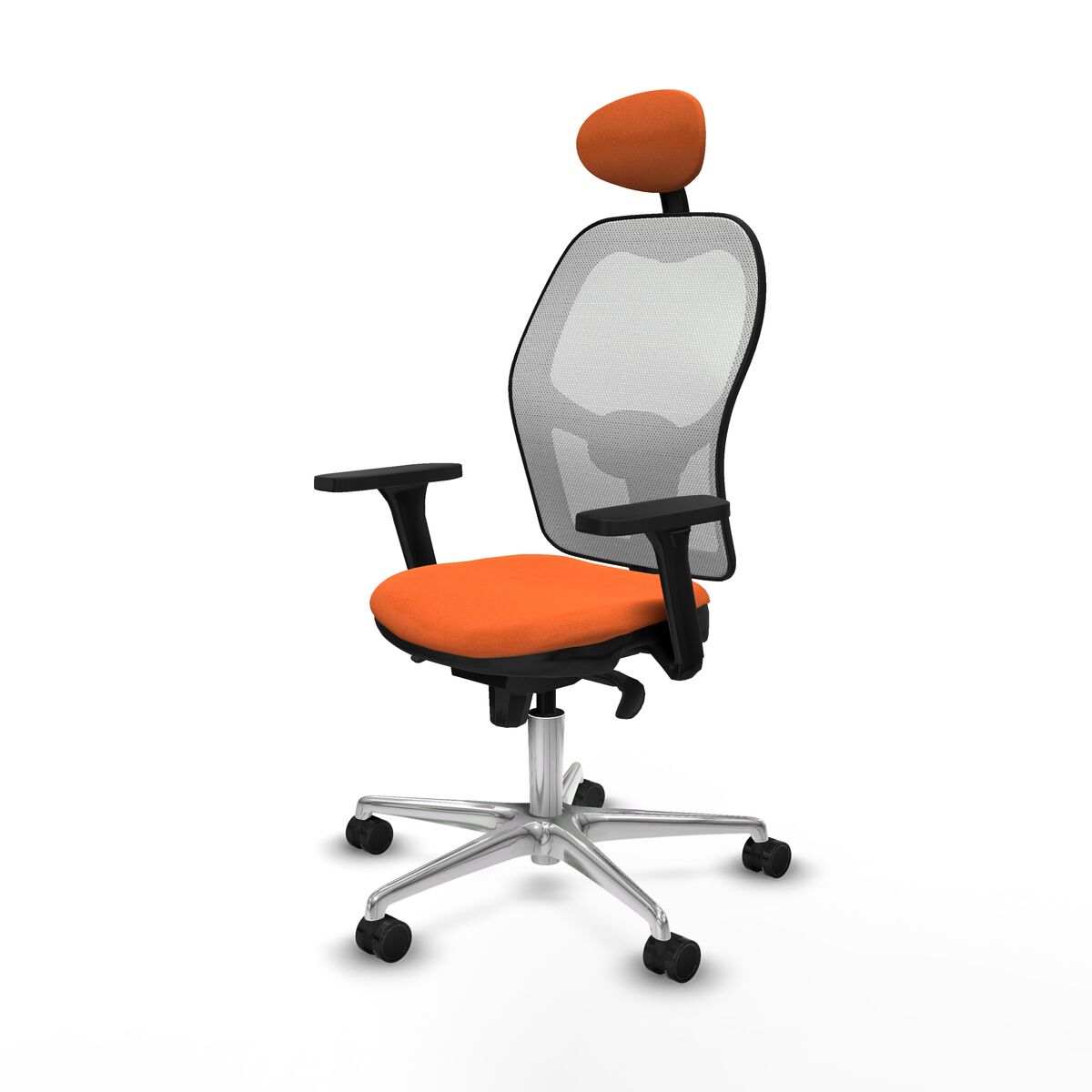 Kontorsstol med nackstöd Piqueras y Crespo 3D086N1 Orange - 2