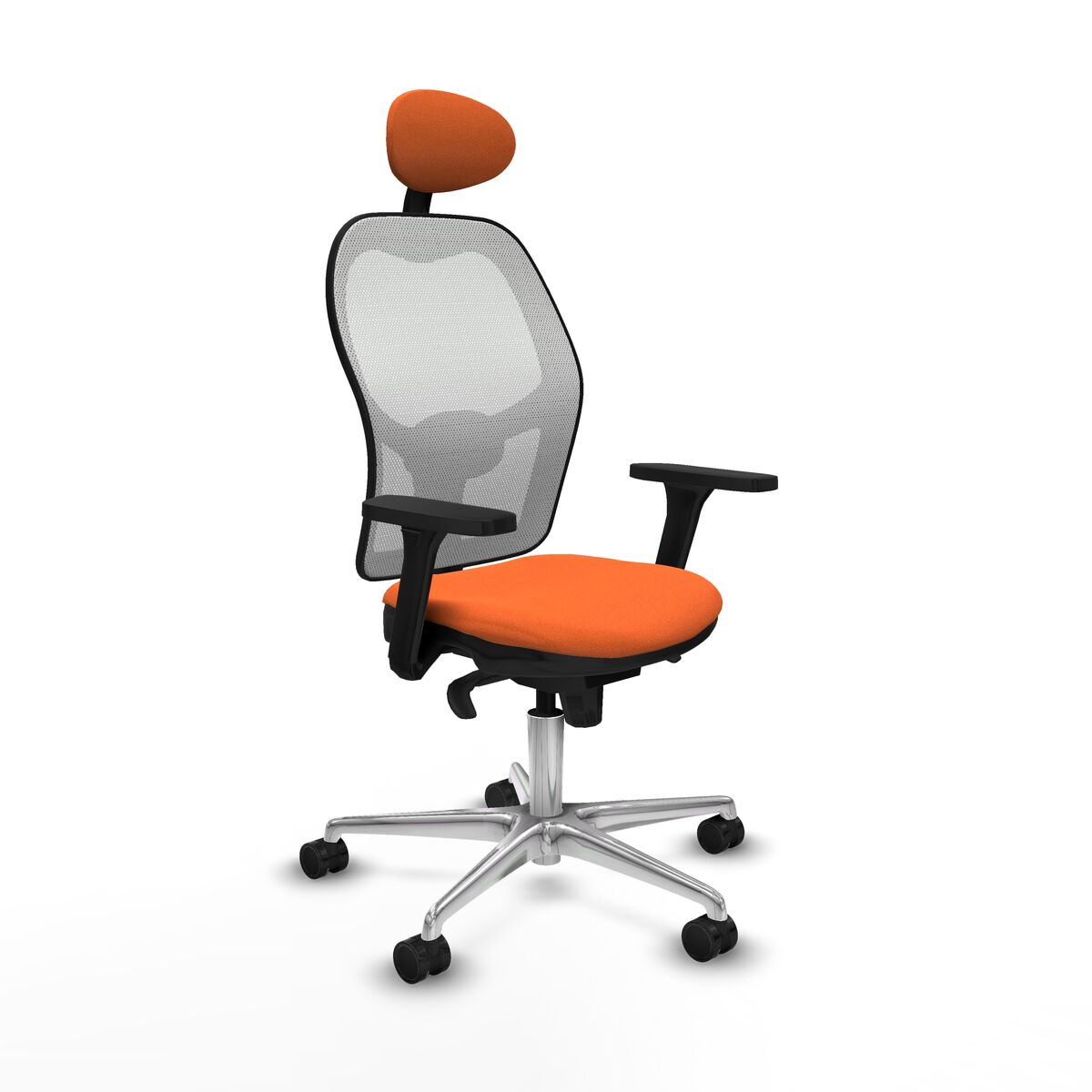 Kontorsstol med nackstöd Piqueras y Crespo 3D086N1 Orange