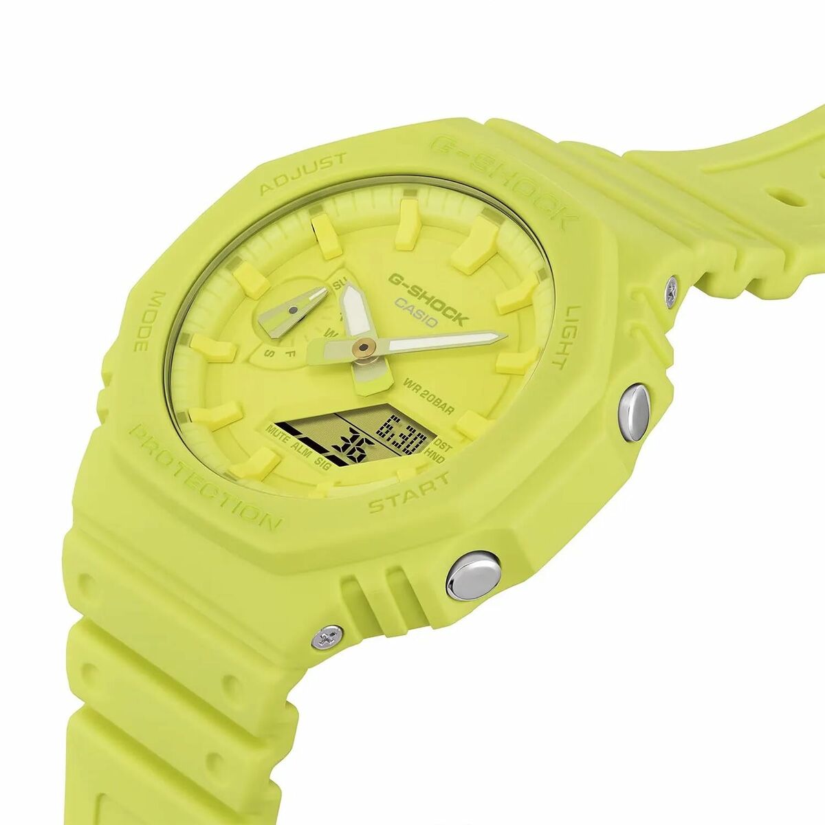 Unisexklocka Casio G-Shock GA-2100-9A9ER Gul (Ø 44,5 mm) - 2