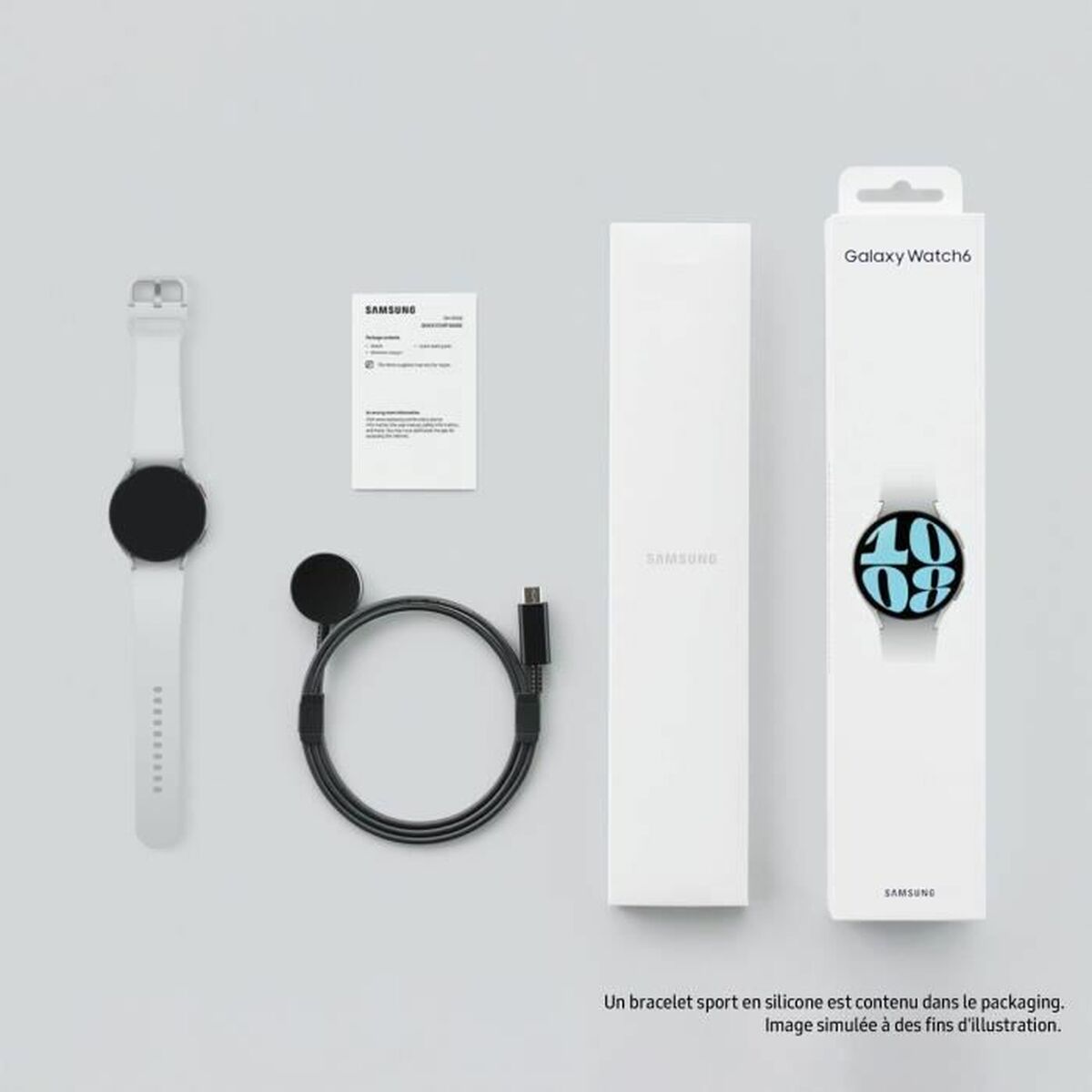 Smartklocka Samsung Watch 6 Silvrig 44 mm - 4