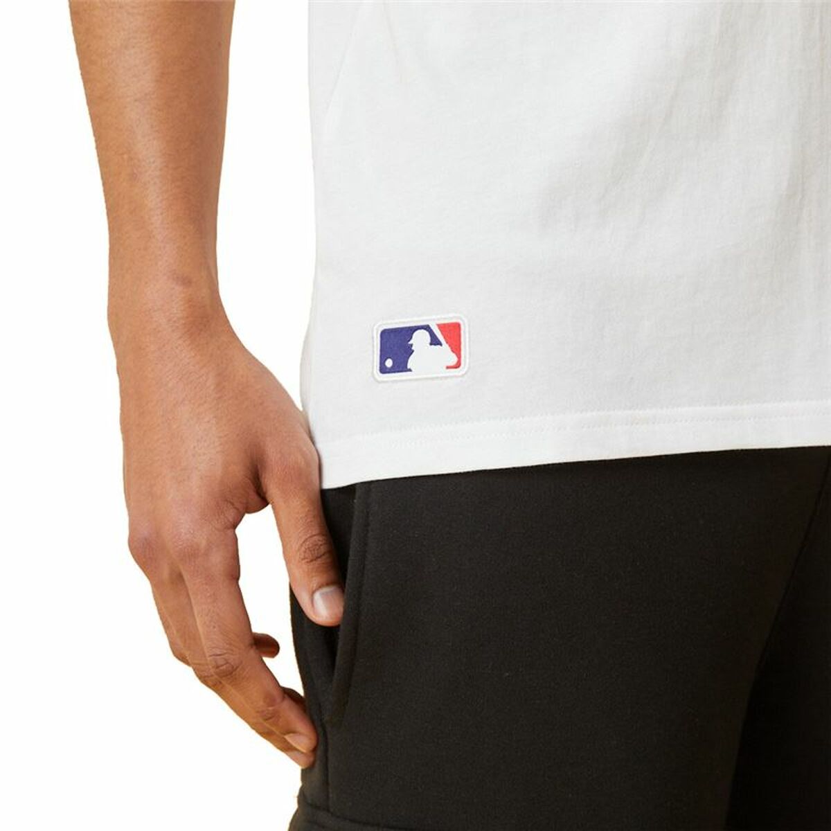T-shirt med kortärm Herr New Era MLB Metallic Grapich Print Dodger Vit - 5