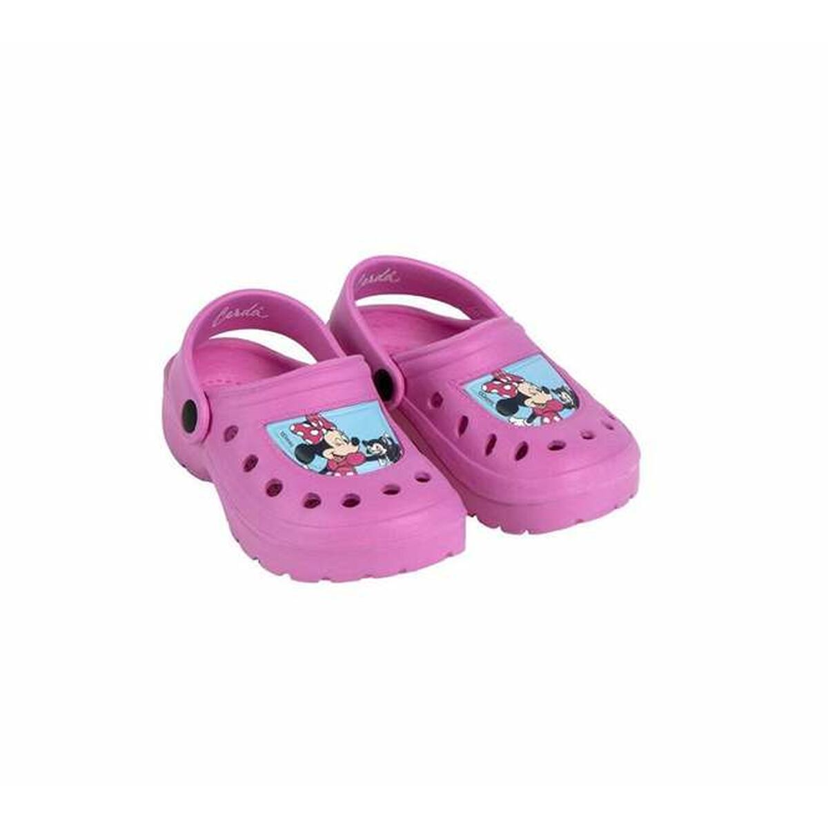 Strandtofflor Minnie Mouse Mörkrosa 24-25