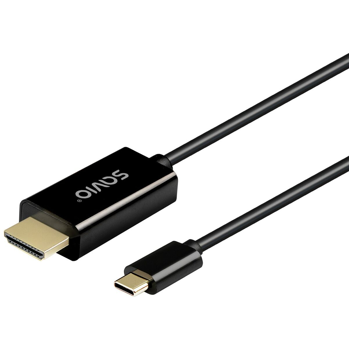 USB-kabel Savio CL-190 Svart 1 m - 2