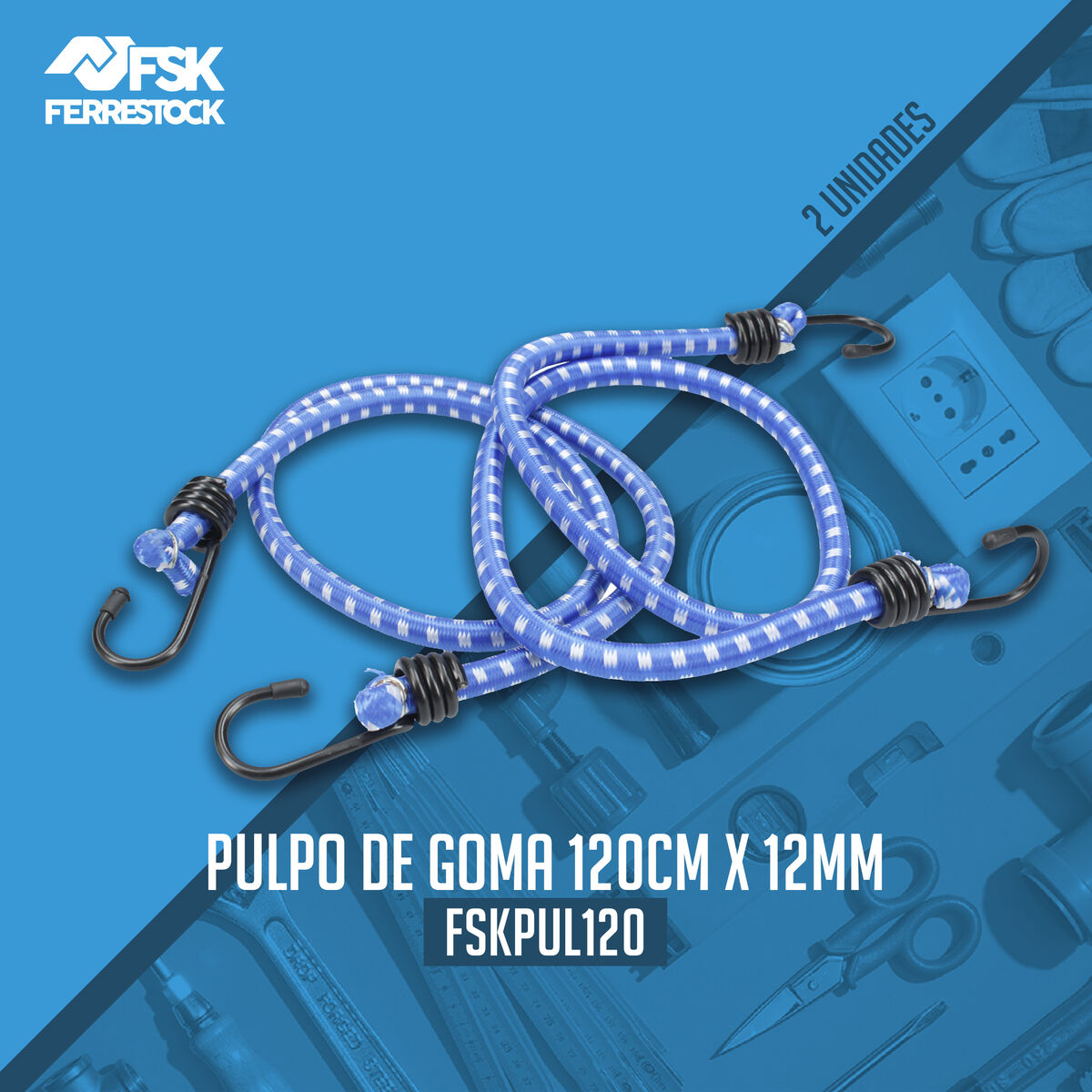 Gummirep Ferrestock 120 cm (2 antal) - 5