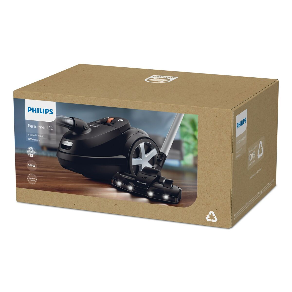 Dammsugare med Påse Philips XD8122/10 Svart 900 W - 7