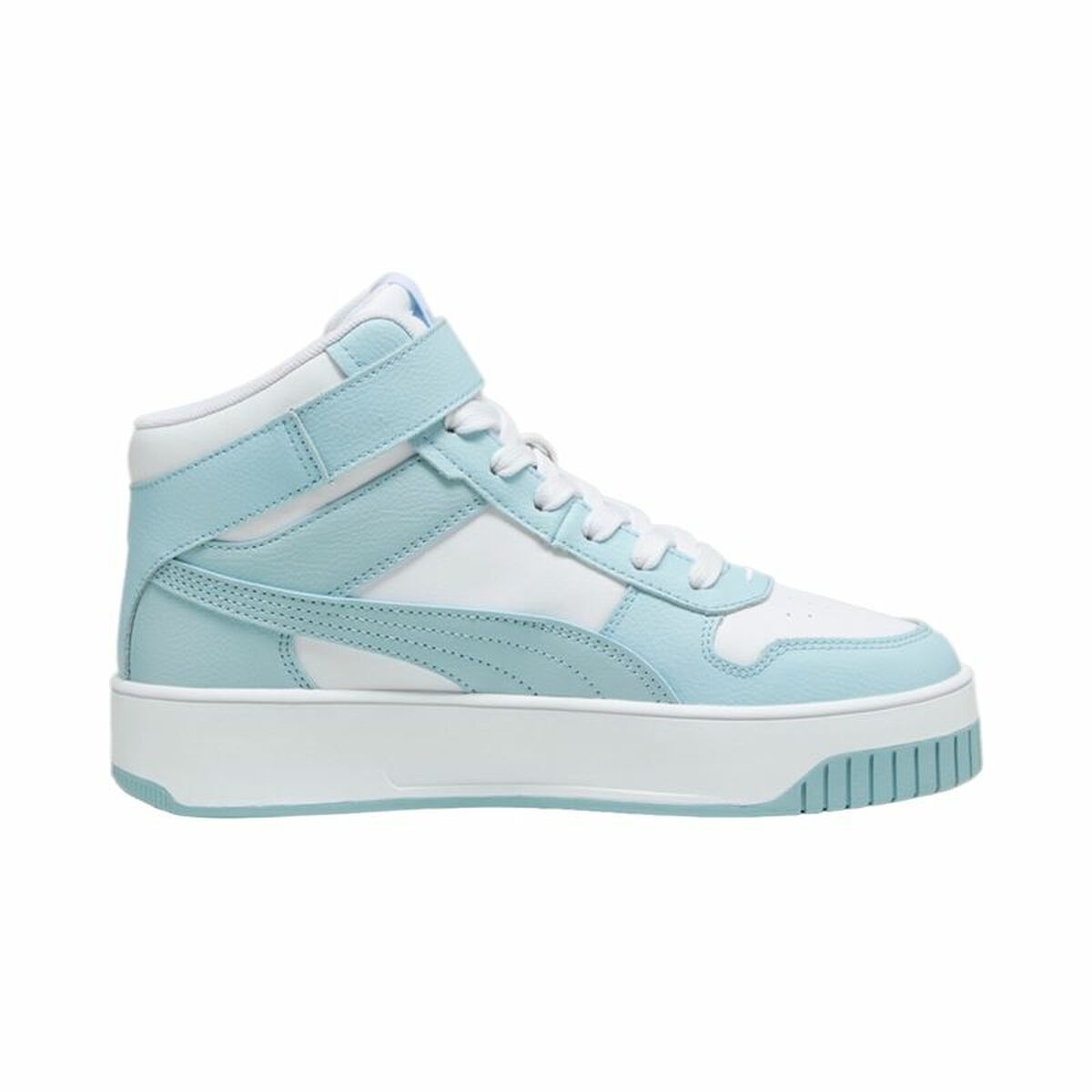 Casual Träningsskor Dam Puma Carina reet Mid Vit Turkos - 2