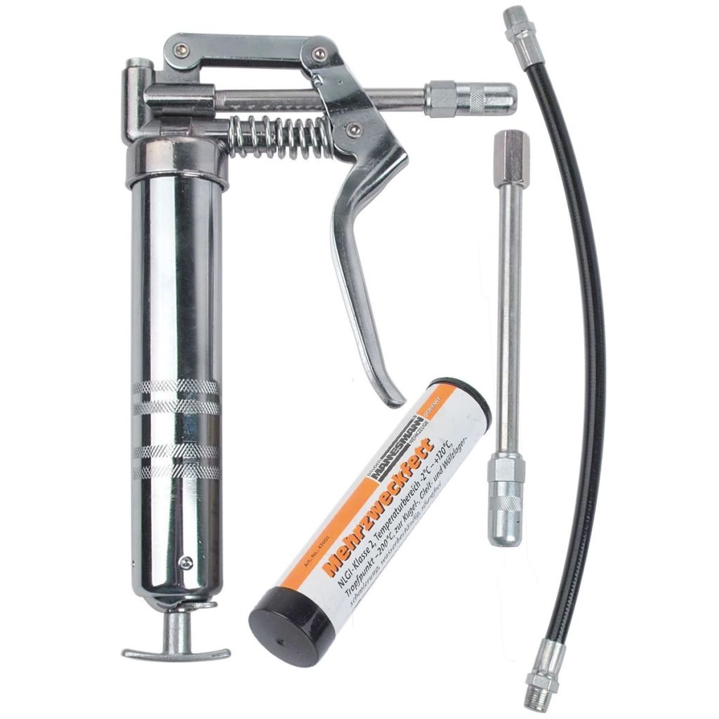 Brüder Mannesmann Smörjspruta metall silver 47002