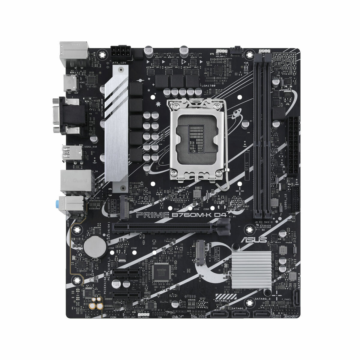 Moderkort Asus PRIME B760M-K D4 LGA 1700 Intel B760