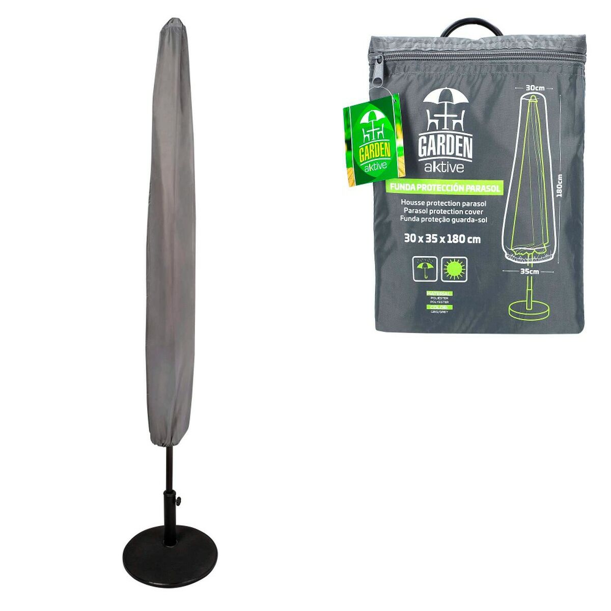 Fodral till Parasoll Aktive 30 x 180 x 35 cm (6 antal) - 16
