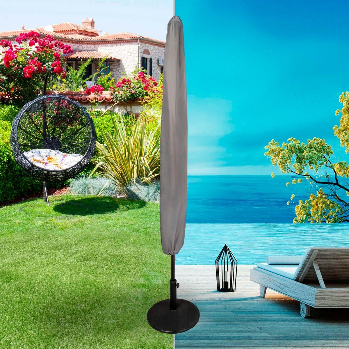 Fodral till Parasoll Aktive 30 x 180 x 35 cm (6 antal) - 9