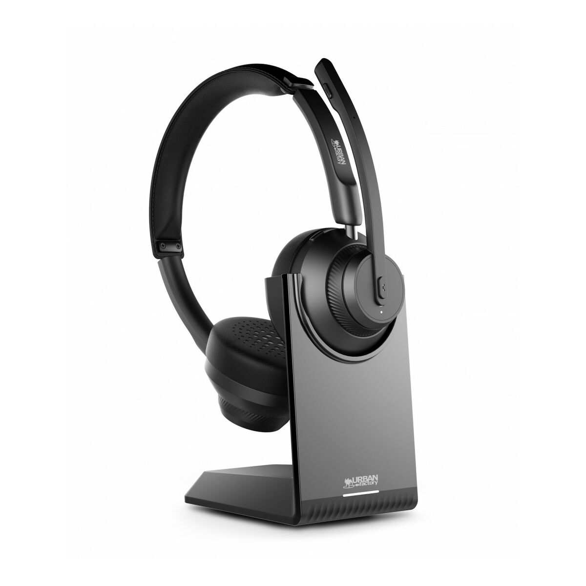 Bluetooth Hörlurar med Mikrofon Urban Factory HBV65UF Svart - 2