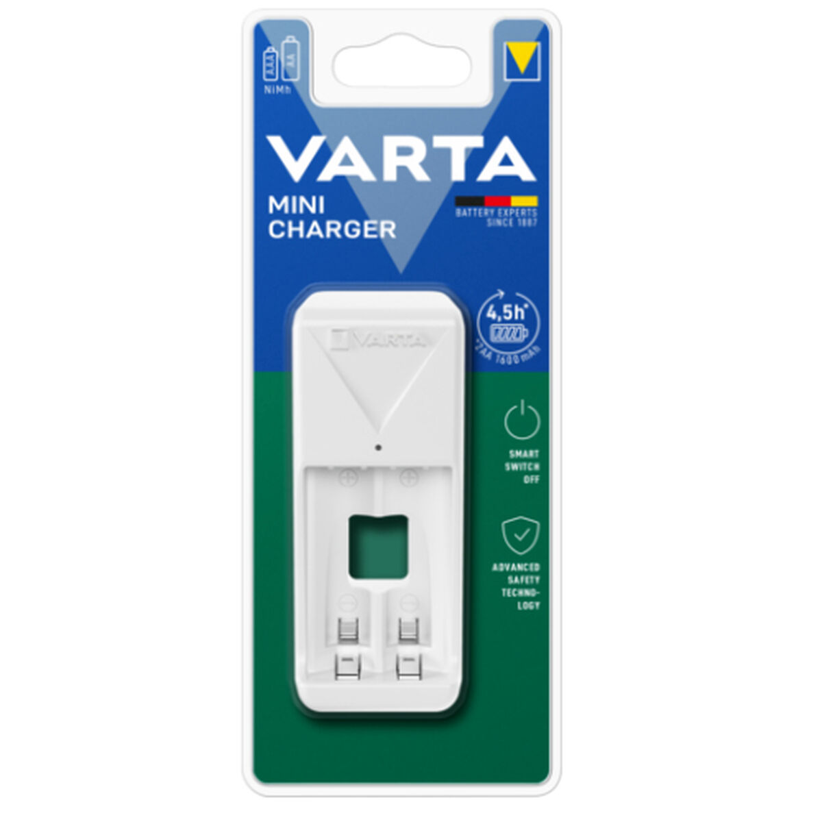 Laddare + Laddningsbara Batterier Varta 57656 101 451